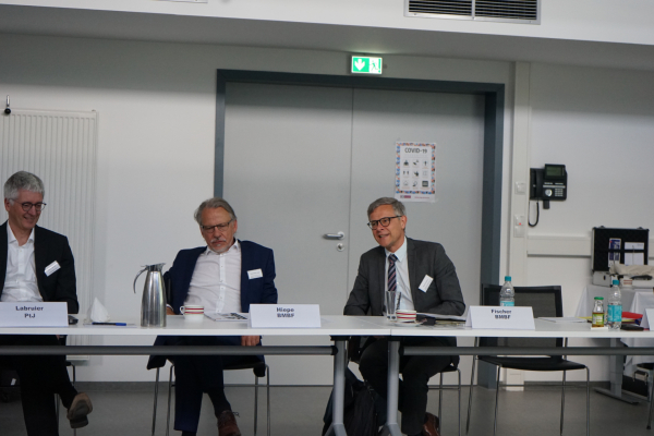 Vertreter des BMBF beim Workshop